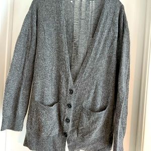 Raquel Allegra shredded cardigan